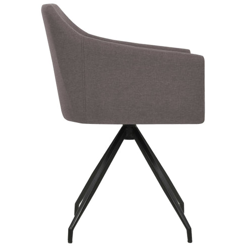 Swen Studio -  Swivel Dining Chairs 6 pcs Taupe Fabric (UK/IE/FI/NO only) (3x331515)